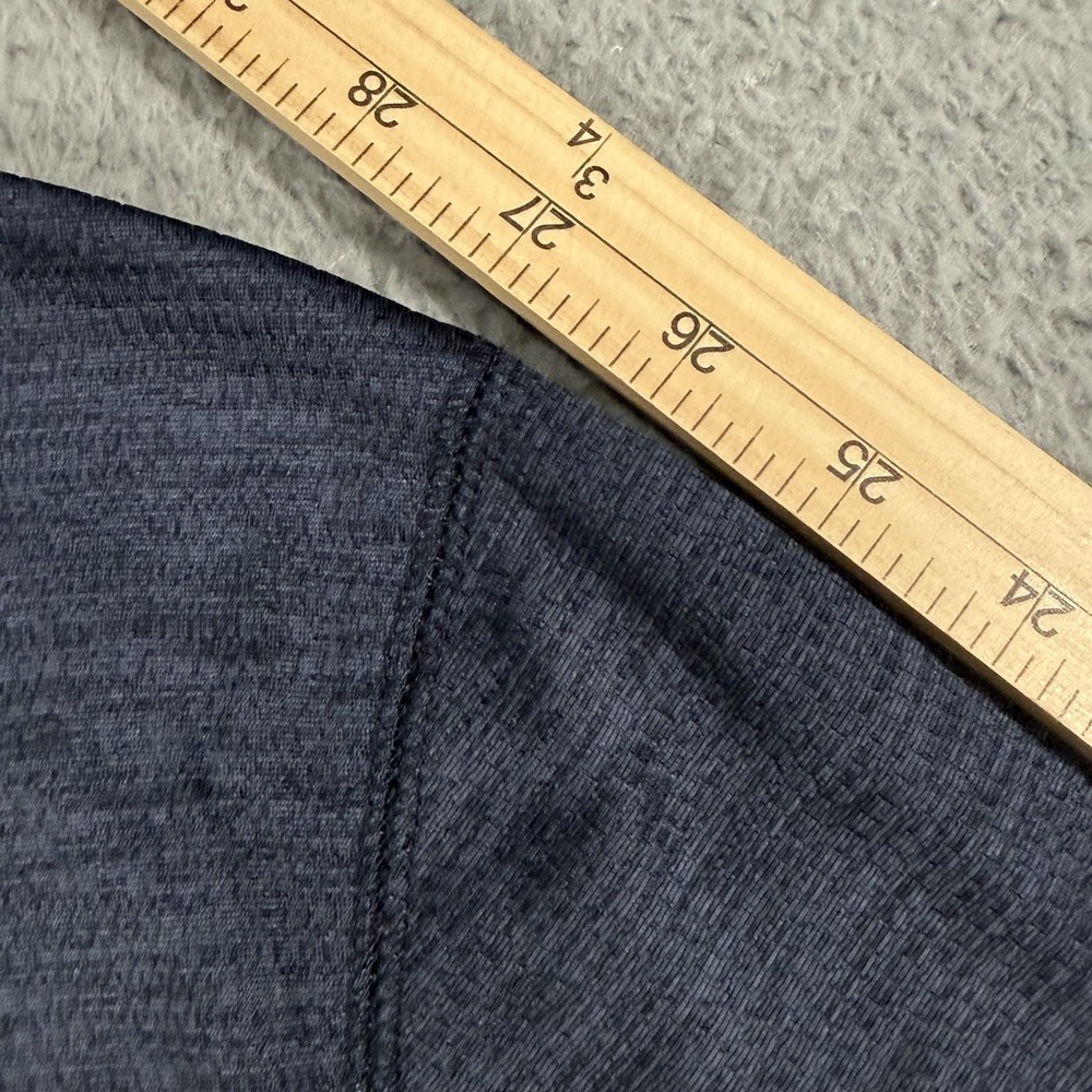 G.H. Bass & Co Pullover Mens XL Blue Fleece 1/4 Zip Chest Pocket Sweatshirt - Picture 12 of 14